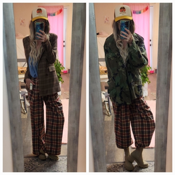 NWT Anthropologie Maeve The Avery Sparkle Pleated Wide-Leg Trousers - Picture 4 of 4